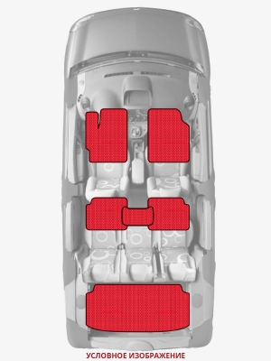 ЭВА коврики «Queen Lux» комплект для Chevrolet K5 Blazer (1G)